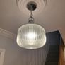 Glass dome pendants x 3 Image 2