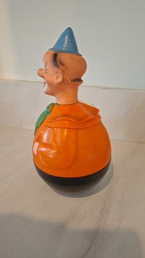 Vintage Roly Poly Wobble Clown from West Germany