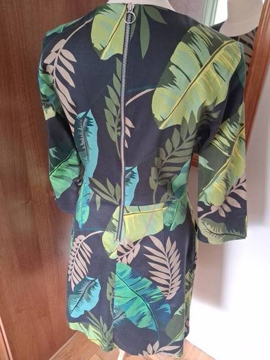 Stunning Heavy Cotton Dress by Oui Size 12