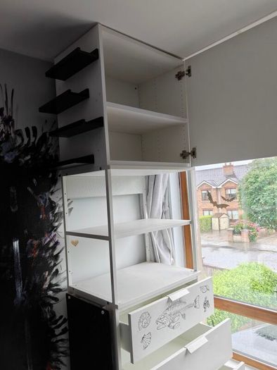Tall storage unit