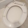 white toilet seat Image 3