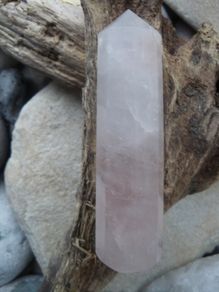 Rose Quartz wand, Rose Quartz, Crystals,Gemstones.
