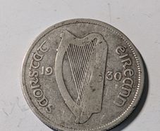 Irish silver Florin 1930