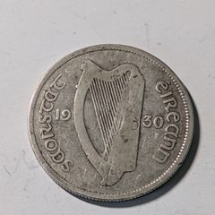 Irish silver Florin 1930