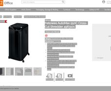 fellows large paper shredder