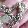 Vintage Cross Saint Anthony of Padua Saint Francis of Assisi Double Sided Italy (chain46cm - Cross 6cm) Image 7