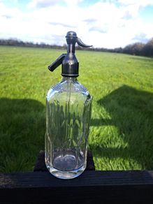 old irish  soda bottle