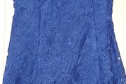 Oasis Lace Royal Blue Shift Dress