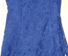 Oasis Lace Royal Blue Shift Dress