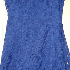 Oasis Lace Royal Blue Shift Dress