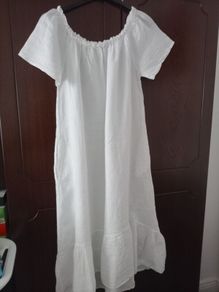 womens dress 100%linen