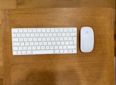 Apple Magic Mouse and Keyboard