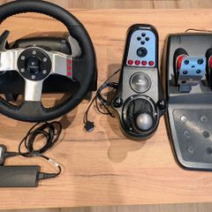 Logitech G27 Racing Wheel Pedals 6 Speed Shifter Fully Tested