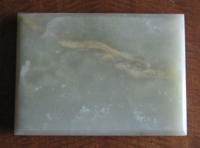 Unique Pakistani Green & Brown Onyx Plinth / Base