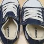 baby CONVERSE trainers runners shoes navy velcro fastened Size UK 3 EU 19  11.5cm infants Image 8