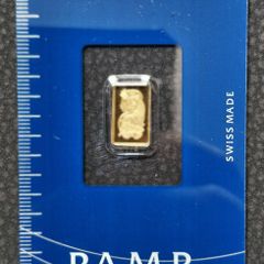 PAMP Lady Fortuna 1 gram Gold 24k Bar Minted