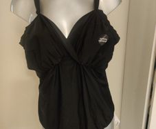 BNWT Evans Black Tummy Control swimsuit size UK20 EU48 cup C/D Postage included