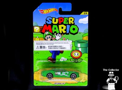 Hot Wheels Luigi Car Super Mario Hot Wheels Mattel Diecast Brand New Factory Sealed