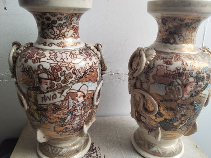 vintage Japanese vases