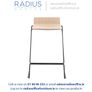 Osaka High Stool with Footrest Image 3