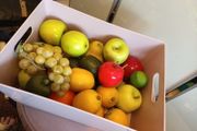 kitchen decor faux fruit