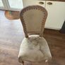 Rustic Farmhouse Dining Table and 3 Chairs Image 2