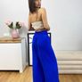 Smooth Airy Trousers with High Waist Image 8