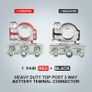2V 3-way Leisure Battery Terminals Connectors Clamps Car Van Caravan Motorhome Image 2