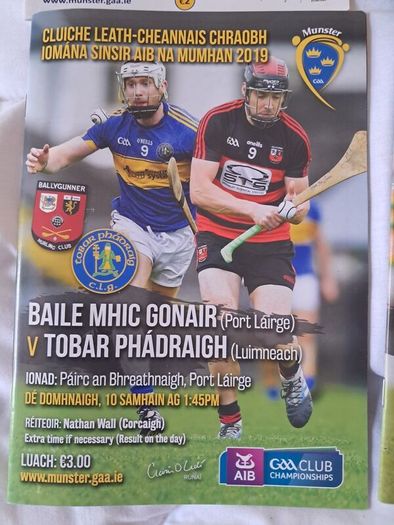 Munster Club Hurling Programmes x 8