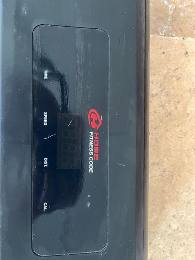 Folding treadmill Q2 Pro speed 0-10km/hr. Practically new, used a few times only . Plastic seal still on main display . Foldable support bars