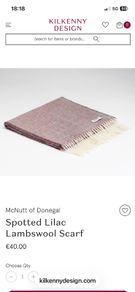 McNutt of Donegal wool scarf