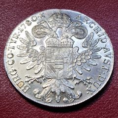 Austria 1780 Austrian Empire 1 Thaler - Maria Theresia Posthumous Silver coin