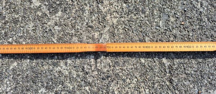 Vintage Blundell Harling 2m Wooden Folding Ruler  BS 4484 Metric