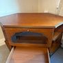 Wooden TV Unit with shelf and drawer Image 3
