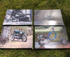 4 motorcycle posters