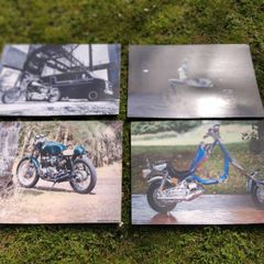 4 motorcycle posters