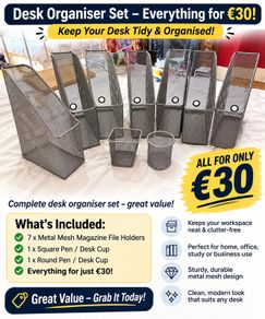 Desk Organiser Set  Everything for 30