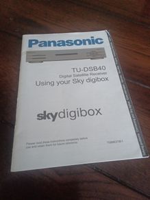 Panasonic TU-DSB40 Satellite Receiver (Manual)