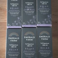 Brand new unopened Emerald Farm CBD oil Relax