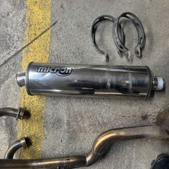 Micron Exhaust Yamaha XT 660 2004-2016 Great Condition