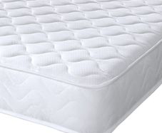 comfort ltd Flame Essentials Single Mattress 90 x 190cm, 18cm Deep Bonnell Open Coil Spring, Foam Free, Plush Comfort Support, Breathable Cooltouch Cover, UK Made