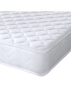 comfort ltd Flame Essentials Single Mattress 90 x 190cm, 18cm Deep Bonnell Open Coil Spring, Foam Free, Plush Comfort Support, Breathable Cooltouch Cover, UK Made