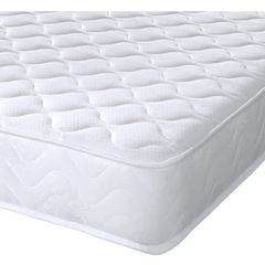 comfort ltd Flame Essentials Single Mattress 90 x 190cm, 18cm Deep Bonnell Open Coil Spring, Foam Free, Plush Comfort Support, Breathable Cooltouch Cover, UK Made