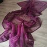 Sheer Plum Purple curtains, two panels Image 2