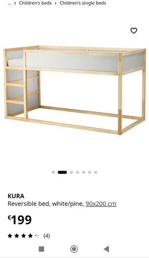 IKEA Kura bed