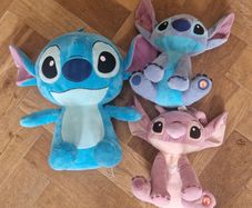 Stitch and Angel soft toys