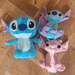 Stitch and Angel soft toys