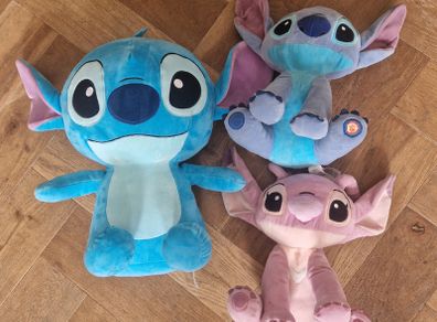 Stitch and Angel soft toys