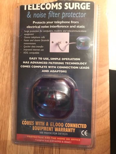 Landline Phone RJ-11 Surge Protector