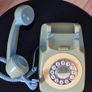 Vintage 746 Phone Retro Style Push Button Telephone Image 2
